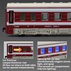 1:32 DongFeng 4B Train Model Toy Car Doors Opened Powered Walking Electric Spray Diesel Alloy Vehicle Music Light Models for Kid