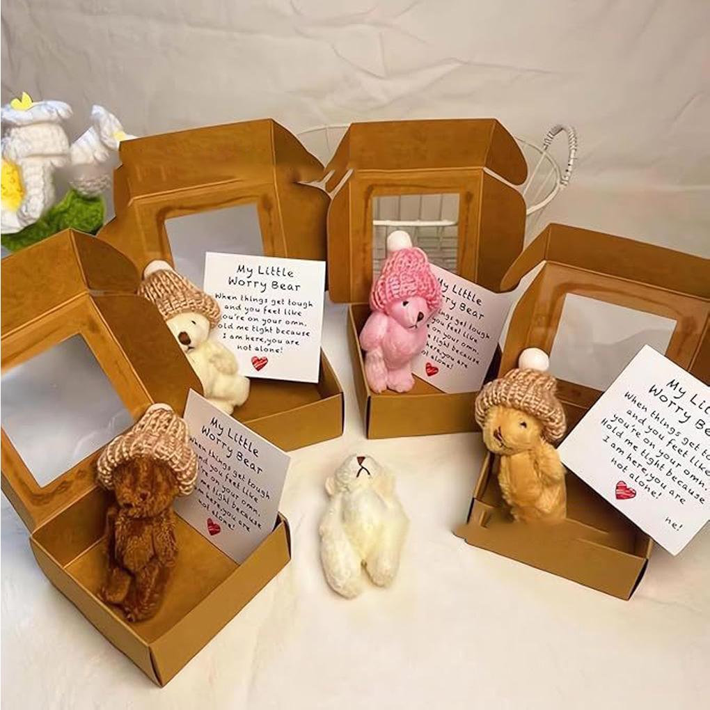 4 containing motivational cards, worry teddy bears, teddy bear boxes, desk accessories for and Valentine's Day gifts