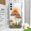Милый мультяшный чехол-гриб с лягушкой для Samsung Galaxy S25 S24 S23 S22 Ultra S21 Plus S20 FE A55, противоударные прозрачные мягкие чехлы