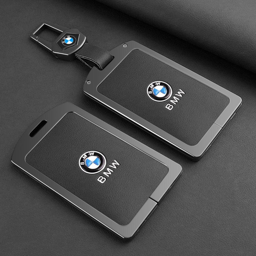 BBKK9 Zinc Alloy Car Smart NFC Card Key Case Cover Shell Keyless For BMW M 3 5 7 Series X1 X3 X5 X6 X7 535le Auto Keychain Accessories