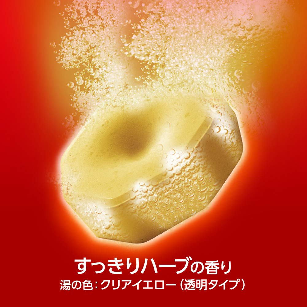 KAO Лечебная ванна с пузырьками из горячих источников - Углекислая ванна высокой концентрации для снятия усталости (В 10 раз больше пузырьков) - 6 упаковок