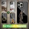 Закон Адвокат Судья Правосудие Для iPhone 15, Mini, 13, 12, Pro, 16, 17, Max, 11, 14, Plus, Для Magsafe, Магнитный Чехол для Беспроводной Зарядки