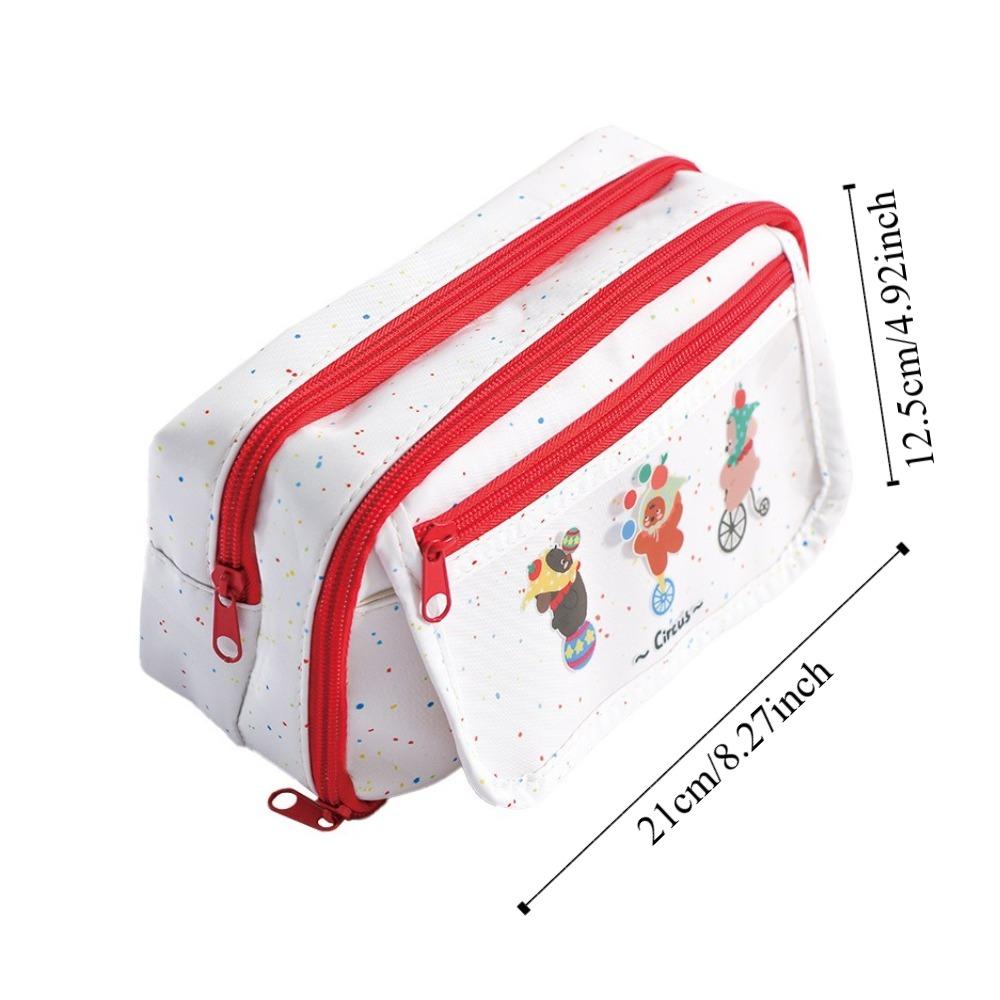 Animal Bear Dog Korean Pencil Bag Cosmetics Storage Stationery Storage Bag Office Supplies