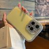 Роскошный Блестящий Милый Прозрачный Мягкий Чехол для Телефона Для iPhone 16 15 14 13 12 Pro Max 11 Алмазная Рамка Бампер Блестящая Крышка Девичий