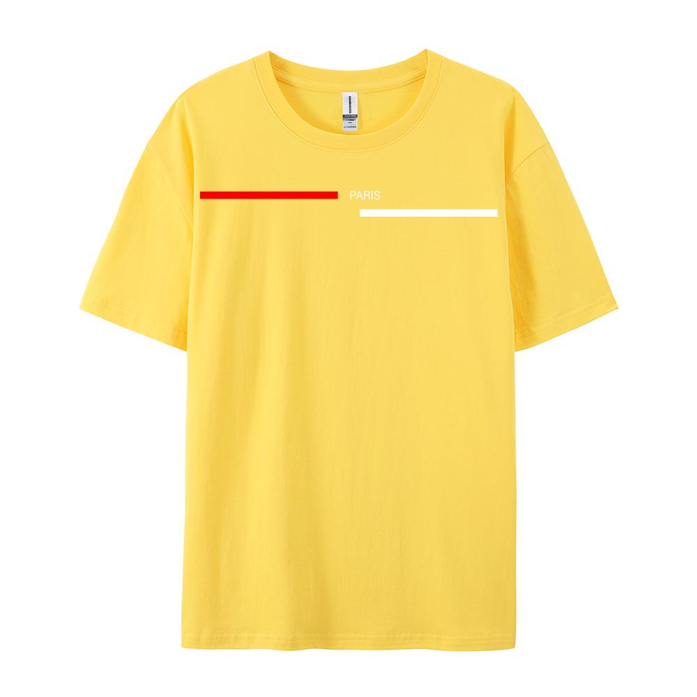 Fashion Print Short Sleeve Men's Women Summer Loose Fit 100 Cotton Printed T-shirt Tops Cotton Loose Oversize