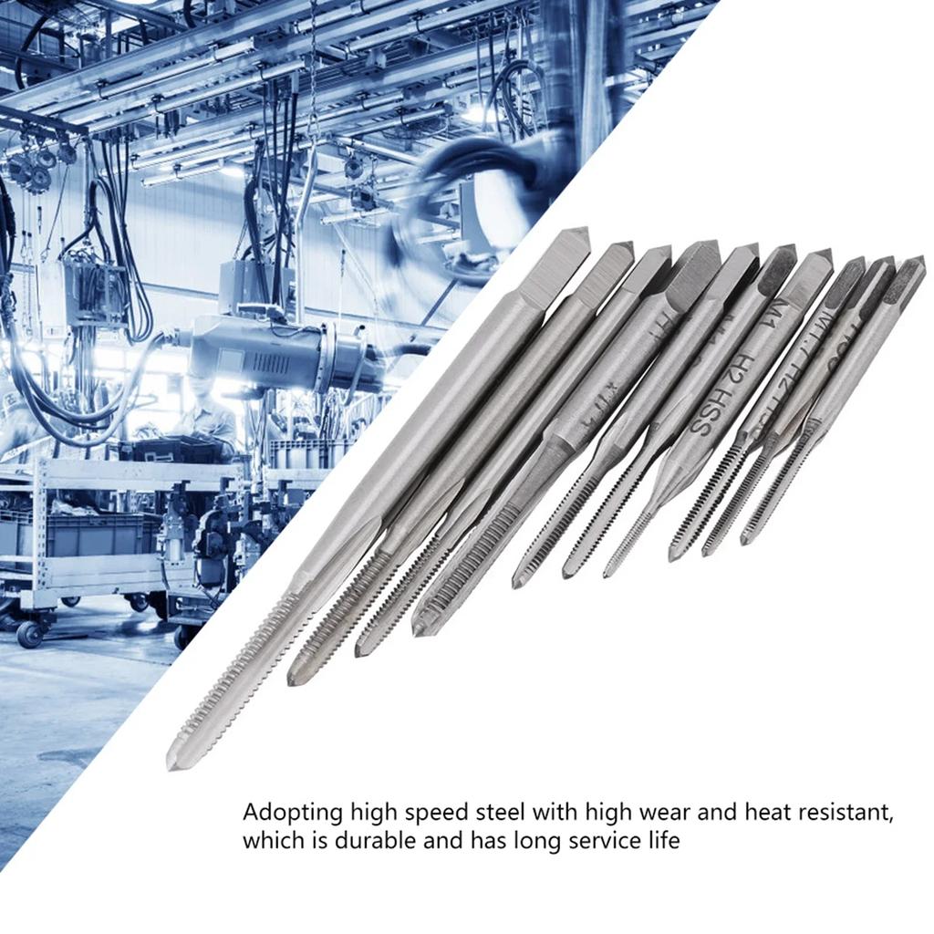 Мини M1 к M3.5 Машинный ручной метчик для нарезания резьбы Метчики для нарезания резьбы Машинный ручной метчик Машинный метчик Винтовой метчик Метчики для нарезания резьбы