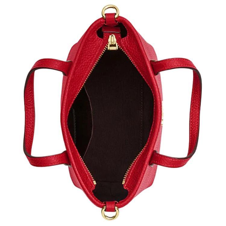 COACH City Cow Leather Tote Bag, Shopping Bag, Shoulder Bag, Crossbody Bag, Handbag Mini Women's Red CW031-IMUP7