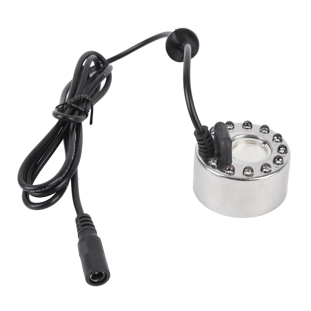 Mist Maker Fogger 350mL/H with 12 LED Color Changing Fog Controller 24V Atomizer Fog Machine for