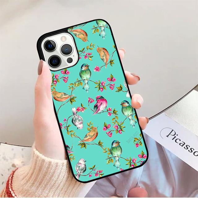 Чехол для телефона с колибри для iPhone 17 Air 16 16e 15 Plus для Apple 13 11 12 14 Pro Max Чехол  coque fundas Оболочка