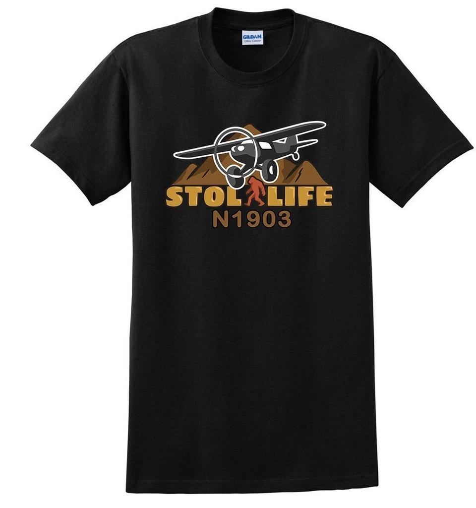 Футболка STOL Life Авиация Самолет - Персонализированная с вашим номером N#