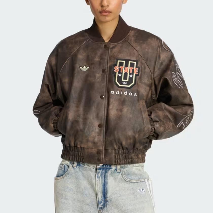adidas Originals Athl Dept Винтажная куртка из искусственной кожи KF2307