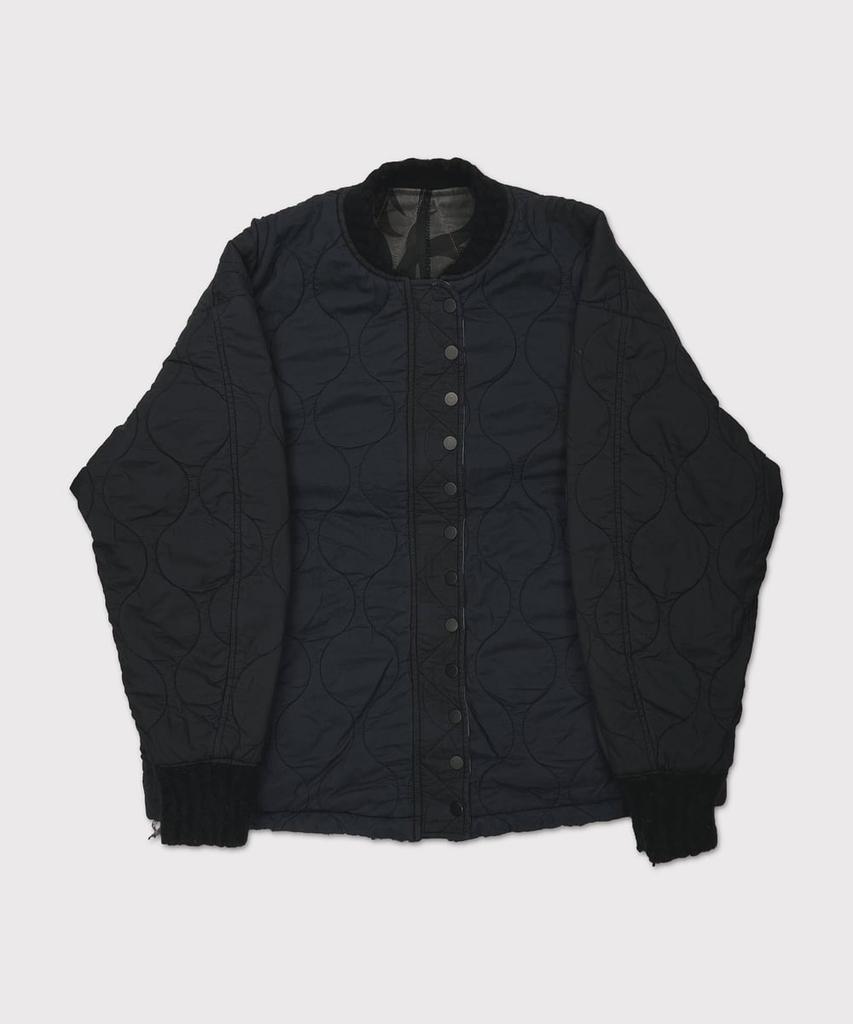 Minus Slash Seam Tribal Camouflage Flight Jacket 20Yeas Bk(Aged Twill) - Black Lining