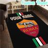 Custom Name Roma Football Club Emblem  Rug, Office Rug, Chair Rug, Carpet for Living Rooms, Doormat Game Rug Home Decor Christmas Gifts