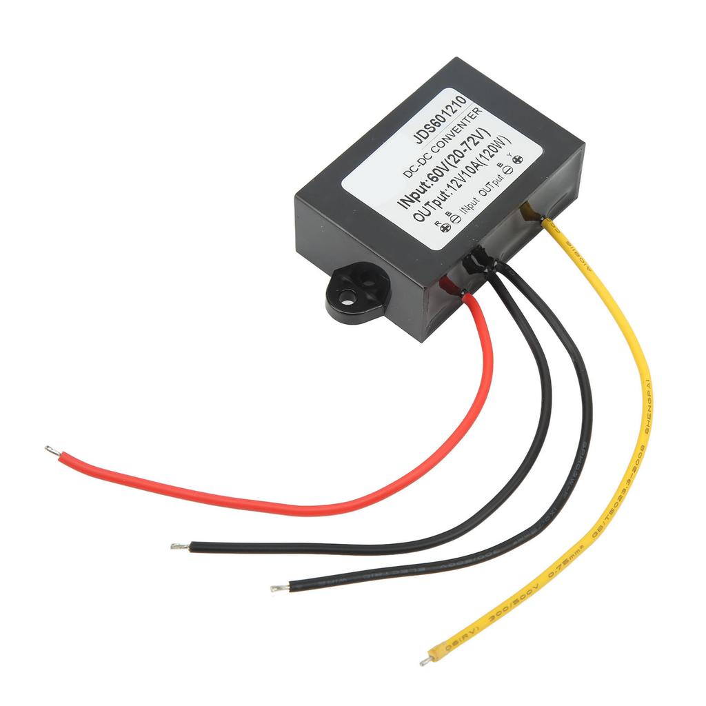 Модуль понижающего преобразователя постоянного тока IP67 Водонепроницаемый регулятор напряжения Понижающий преобразователь 20?Вход 72В 12В 10А 120Вт
