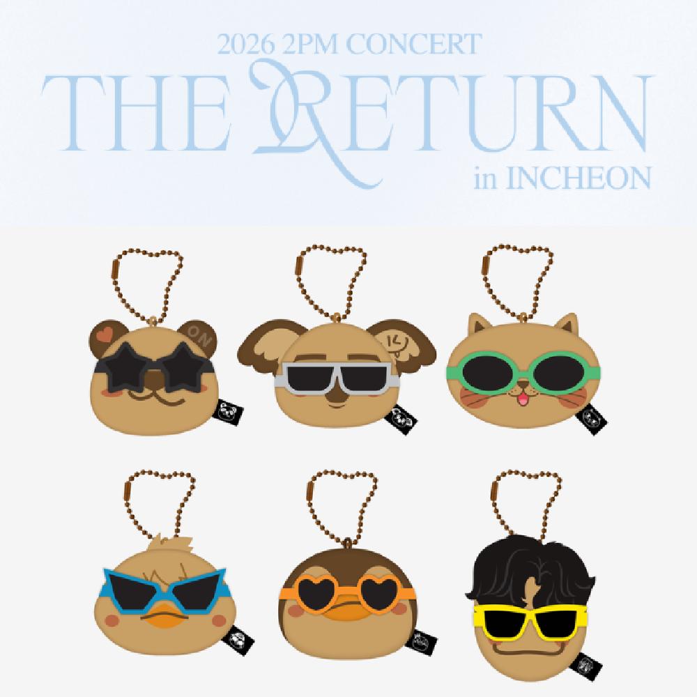 Предзаказ 2026 Концерт 2PM The Return в ИНЧХОНЕ Брелок с лицом ZooPM Оригинальная выделанная версия