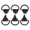 6 Pcs Cargo D Hooks Steel Black Rustproof Coating BK21V550A74AD for Transit 150 250 350 2015 To