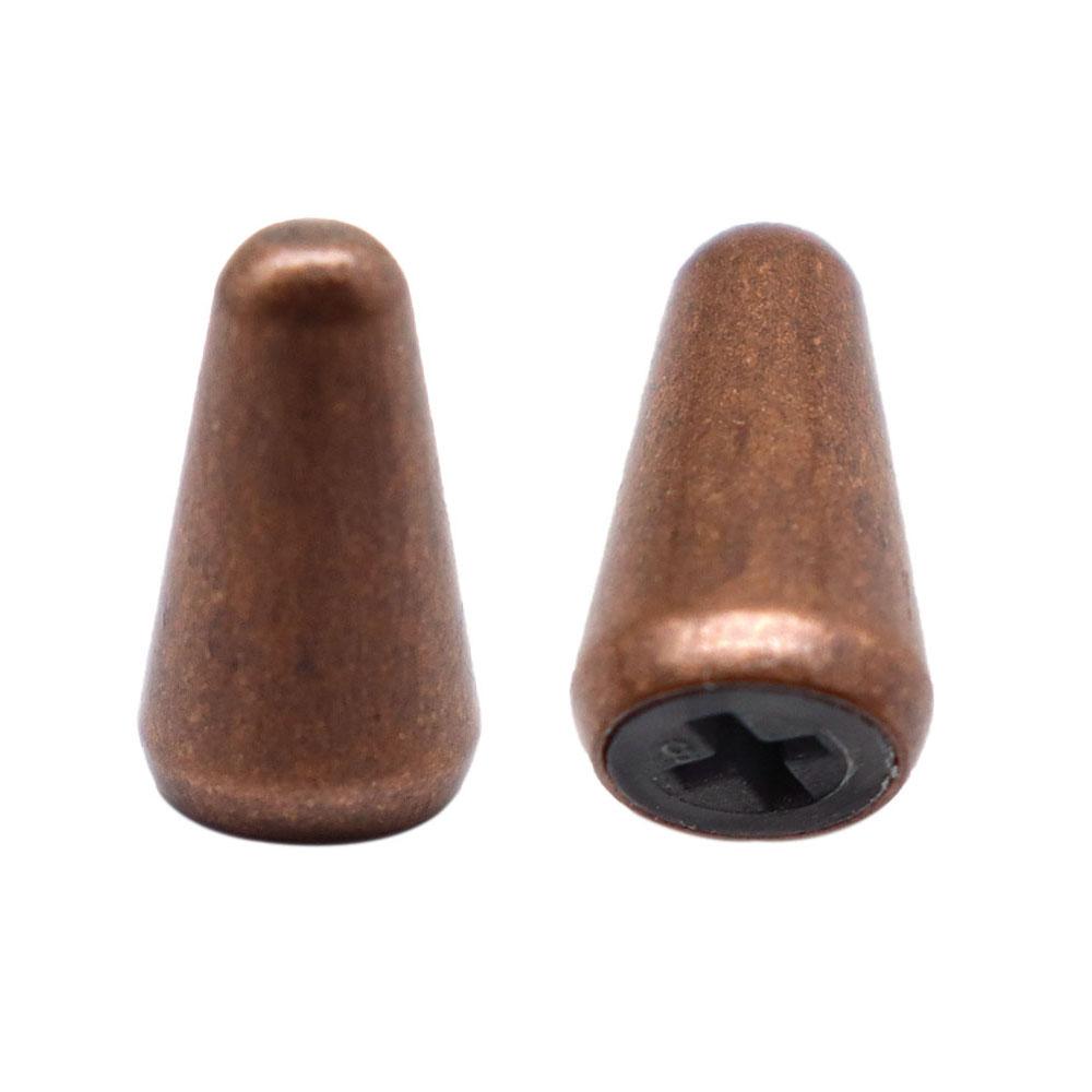 1pcs/2pcs Brass Guitar Switch Cap Metal Toggle Switch Tip Embedded Cross Core Expandable Hole for ST TL Guitar Accessories