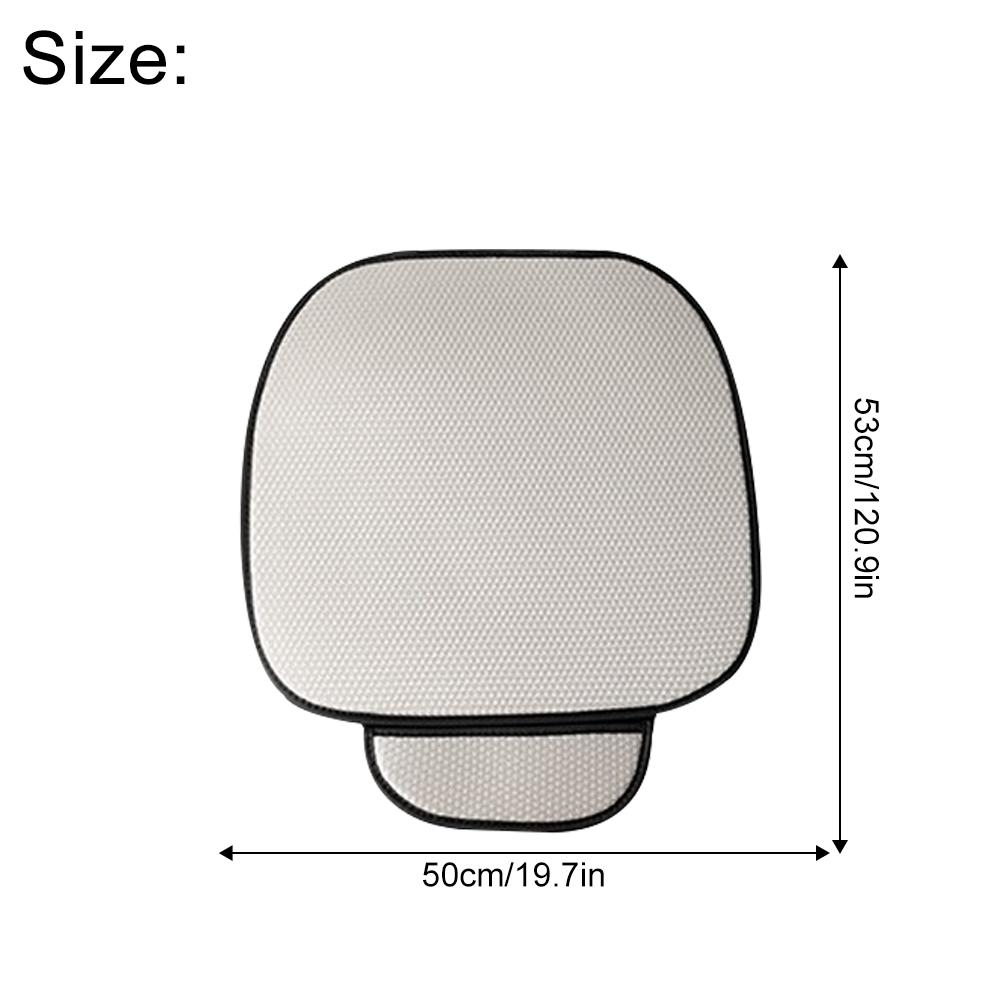 50x53 см автомобильная летняя прохладная шелковая подушка для сиденья из нескользящей дышащей сетчатой ткани для вентиляции универсальная охлаждающая подставка для сиденья автомобиля