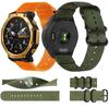 22 мм трехкольцевой нейлоновый ремешок-петля для Amazfit T-Rex3 Pro 48 мм с пряжкой, браслет, ремешок для запястья для Amazfit Helio/Bip 6-5/Balance 2/GTR 4