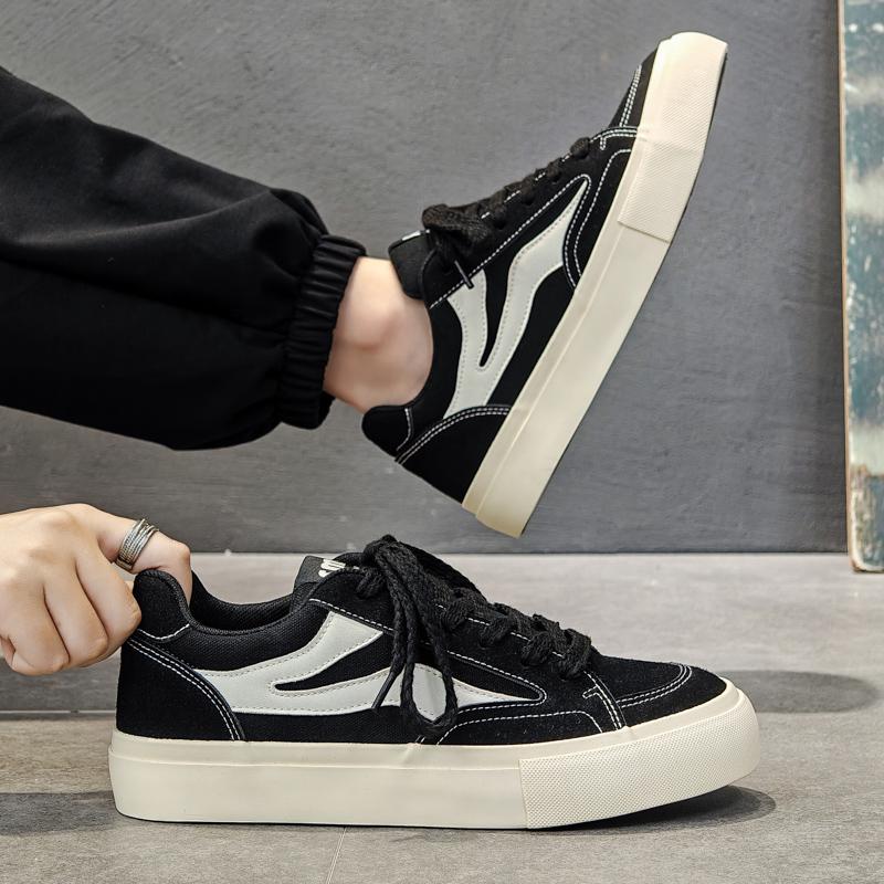 Мужская классическая модная спортивная обувь с низким верхом для скейтбординга, дышащая парусиновая спортивная обувь для студентов, мальчиков, трендовые удобные кроссовки для спортзала с мягкой подошвой