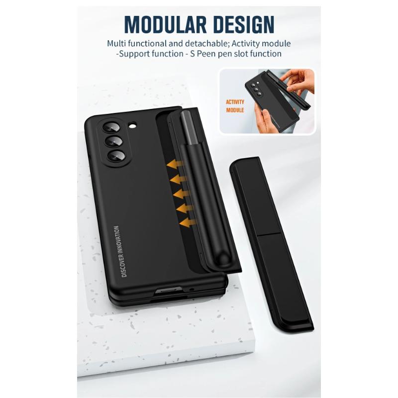 Чехол из жесткого пластика для телефона Samsung Galaxy Z Fold 6 5 4 Fold6 Fold5 Fold4 5G с защитной крышкой для слота для ручки-подставки