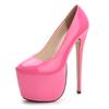 Sexy 18cm Extreme High Heels Shoes Woman Platform Black Red Pink Heeled Pumps Lady Big Size Stripper Fetish Dance Wedding Shoes