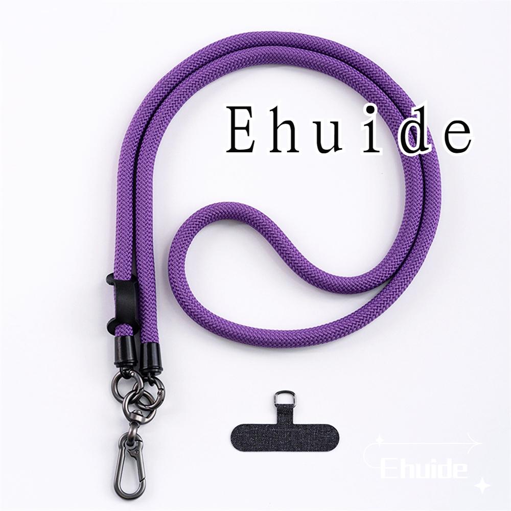 Necklace Carry Lanyard Strap For iPhone 16 15 14 Samsung S25 Xiaomi Case Climbing Hanging Shoulder Cord Rope Clip Card Sticker