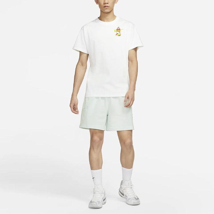 Nike Спортивная футболка с коротким рукавом и логотипом Chili Fish, мужские топы белого цвета DO2320-100