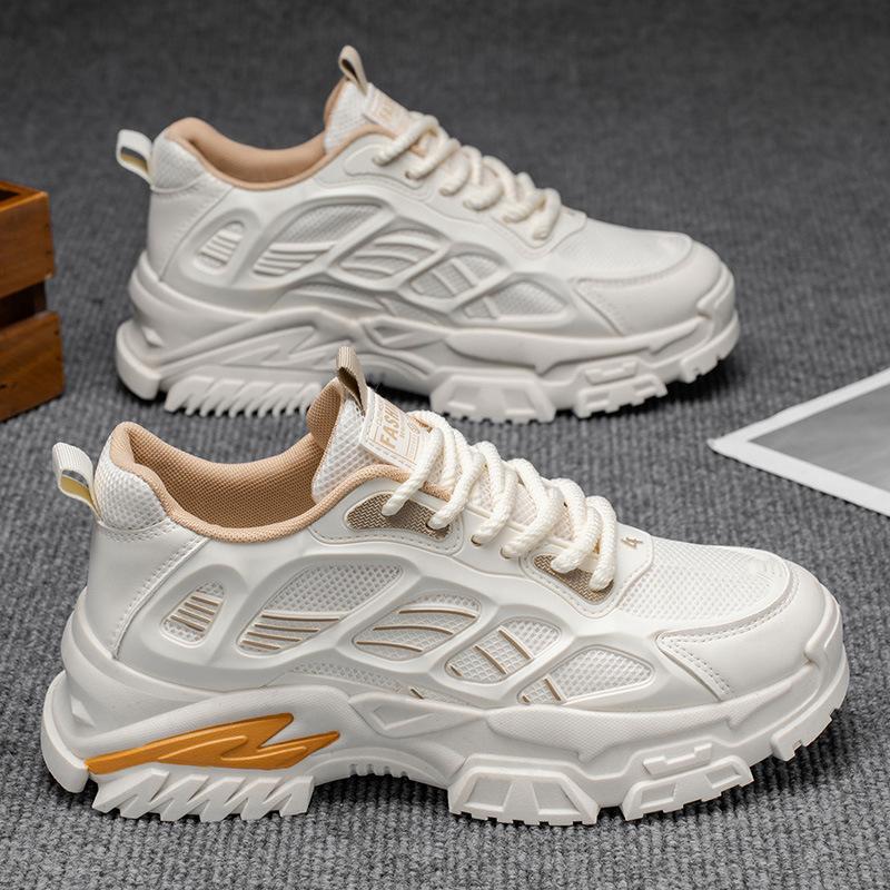Мужская обувь осень новая молодежная сетка тренд повседневная мужская нескользящая увеличивающая рост спортивная модная обувь