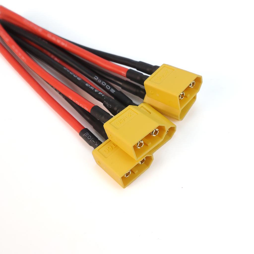 Разъем XT60 Папа Мама Силиконовый Провод 14AWG Луженая Медь 10см Пара для RC Lipo Аккумулятора Дрона FPV Машины Лодки Зарядного Устройства DIY