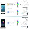 E14 лампы-свечи с управлением через приложение, умная лампа WIFI RGB, 220 В, светодиодная лампа с регулируемой яркостью, Wi-Fi, умная лампочка для дома, совместимая с Alexa Google Home