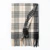 New Scarf for Women High End  Autumn and Winter  Korean Version  Versatile Plaid  Thickened  Student Couple  Imitation Cashmere Scarf