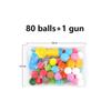 1Set Funny Cat Toys Interactive Toys Gun Plush Ball Launches High Bounce Ball Creative Kittens Mini Pompoms Pet Supplies