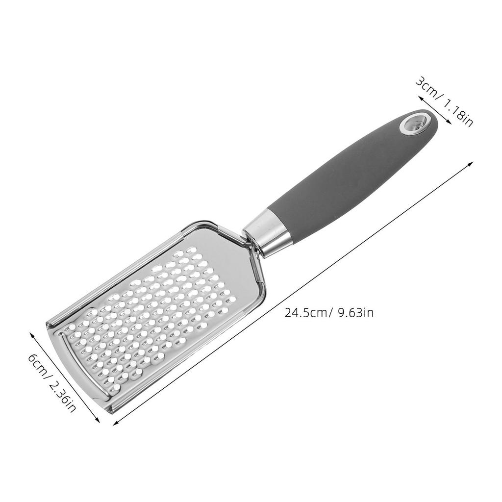 Stainless Steel Grating Utensil Flat Handheld Grater Multi Purpose Kitchen Tool Cheese Vegetable Fruit Ginger Zester Household 6