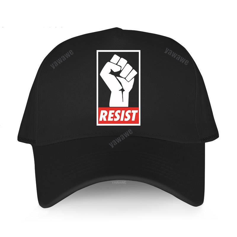 Спортивная кепка бренда Funny Design для мужчин из хлопка, бейсболки Resist Fist, летняя модная кепка для женщин, регулируемая кепка для гольфа