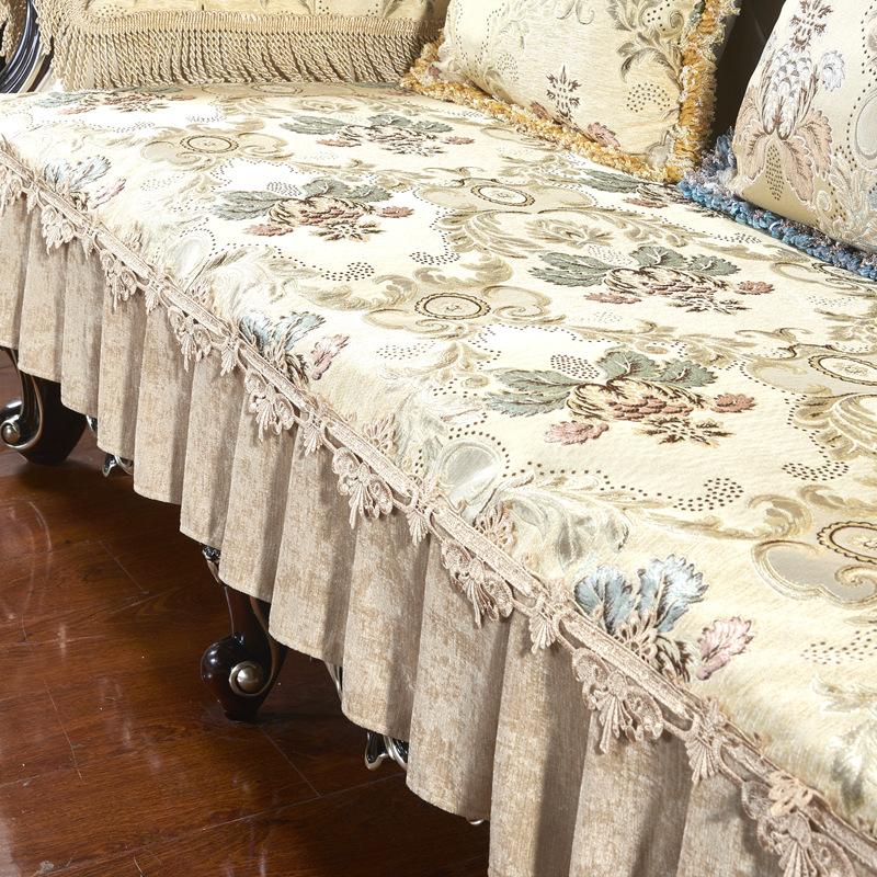 Европейская подушка для дивана, Роскошный кожаный диван, Нескользящая подушка для сиденья, Универсальное полотенце для спинки для всех сезонов, Чехол для подушки с полным покрытием, Цена.