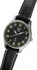 ELGIN FK1431TI-BP Мужские Солнечные Радиоуправляемые Часы Титановый Корпус Кожаный Ремешок