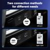 Беспроводной адаптер 2-в-1 CarPlay Android Auto Порт USB Type-C Более быстрое подключение BT 5.2 WiFi 5 ГГц Автоматическое обновление OTA Plug and Play