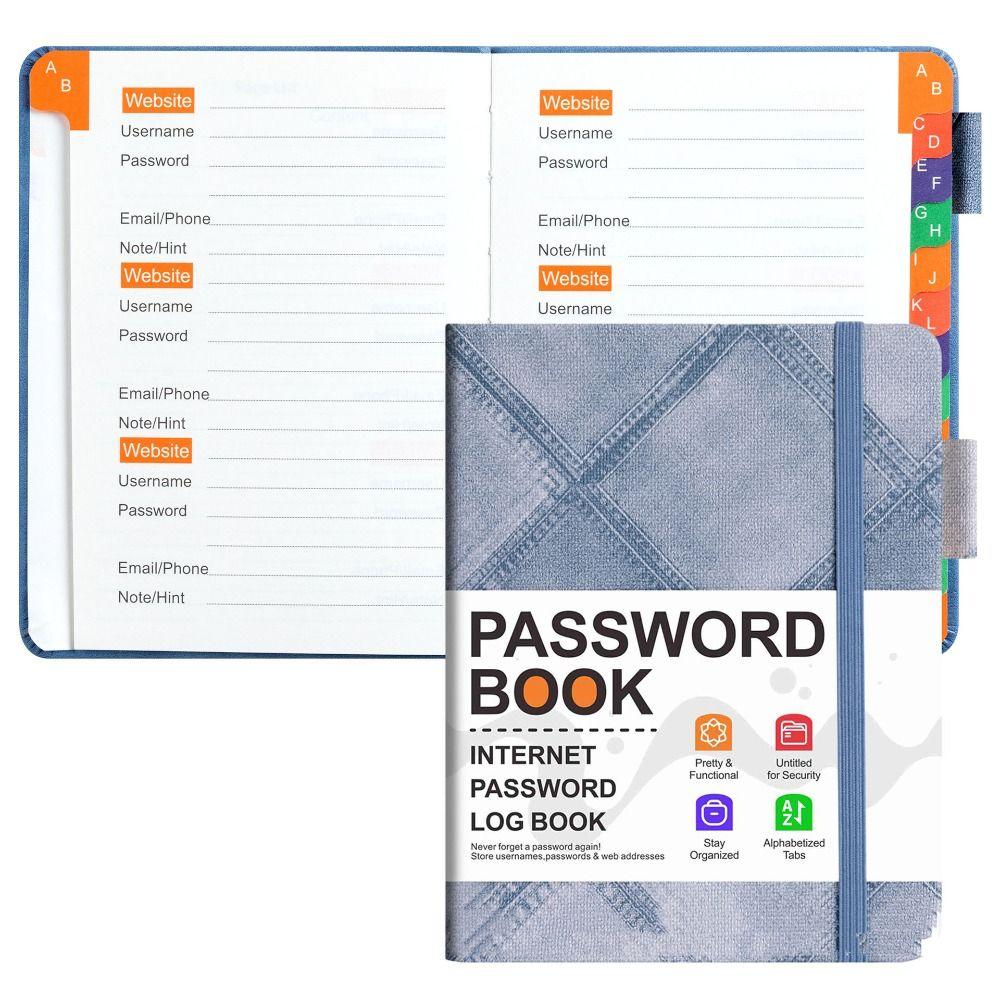 To Record Internet Logins Password Organizer Address Book Password Keeper Notebook For Seniors