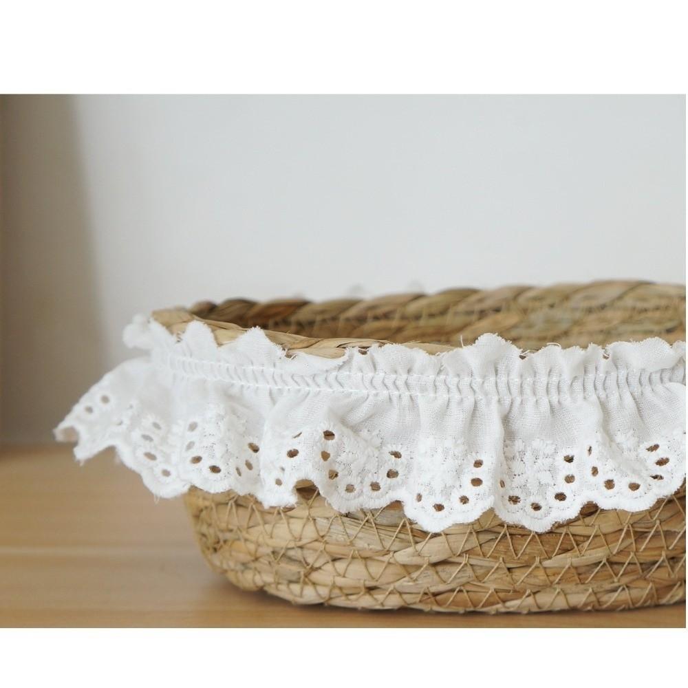 Oval Round Storage Basket Woven Organizer Basket Storage Container Sundries Storage Box Home Decor