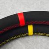 330mm Steering Wheel Flat Suede Drift Simulated Racing Game Steering Wheel Universal 13Inch
