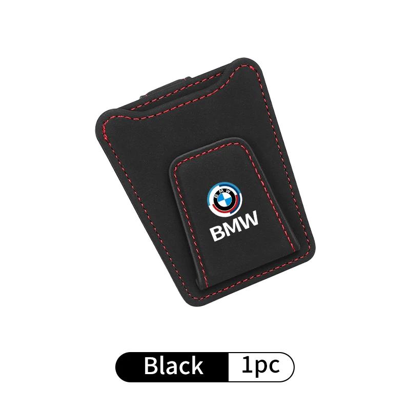BAAL1 New 2025 Car Glasses Clip Sun Visor Card Glasses Holder Cars Accessories For BMW Motorsport X1 X3 X5 E39 E46 E90 F20 E60 F30 E36