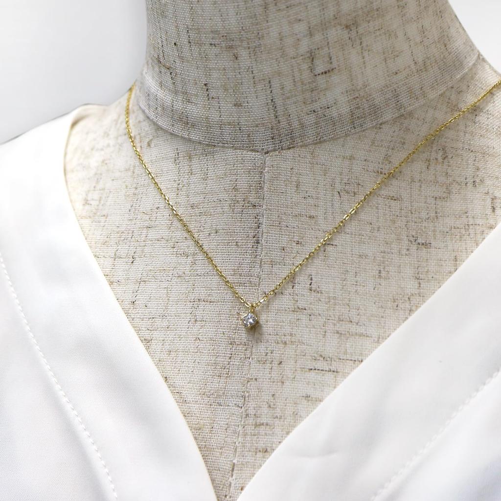 Ожерелье Муассанит Муассанит Золото Карат Одиночный женский аксессуар Регулируемая длина Поставляется с Ювелирной коробкой Подарок Сюрприз Сертификат