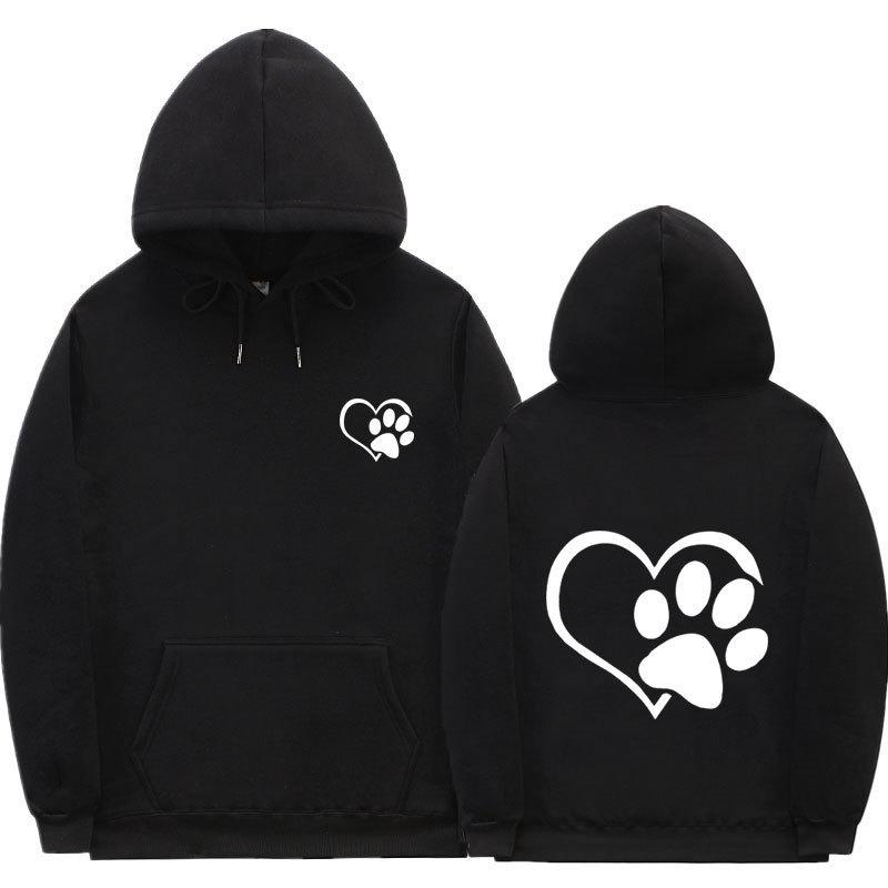 For the new men's and women's long-sleeved printed tops in 2025 choose streetwear as a couple's hoodie for autumn and winter