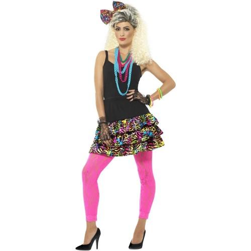 Smiffys Womens/Ladies 80s Party Costume Set