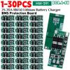 1-30 шт. HW-391 2S 20A 7.4V 8.4V Модуль BMS для 18650 Плата защиты зарядного устройства литиевых батарей 18650 Стандартный/Балансировочный модуль для DIY