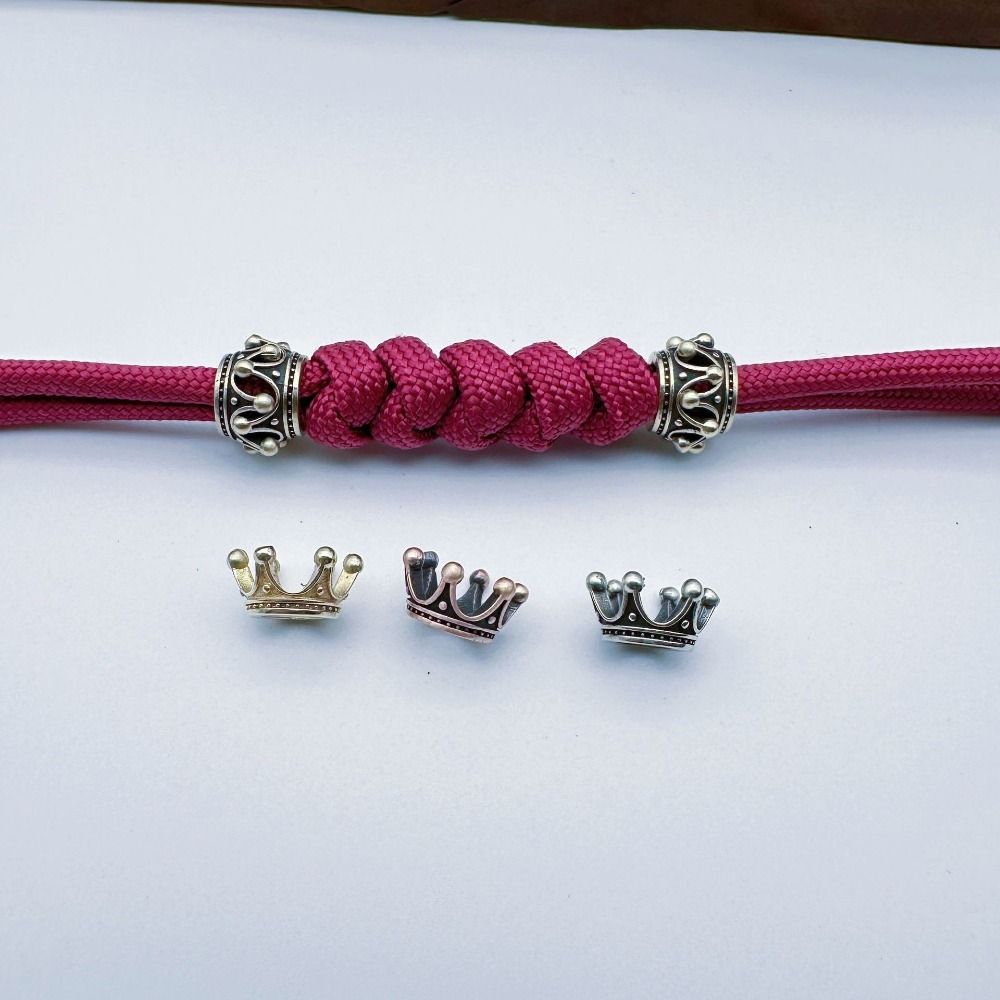 Brass Material EDC Paracor Beads DIY Accessories Lanyard Pendants Paracord Woven Beads Camping