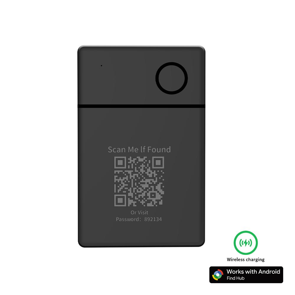 RSH Wireless Charging GPS Tracking Card Locator Google Certified Android Tracker for Xiaomi Vivo QR Code Anti Loss Smart Tag