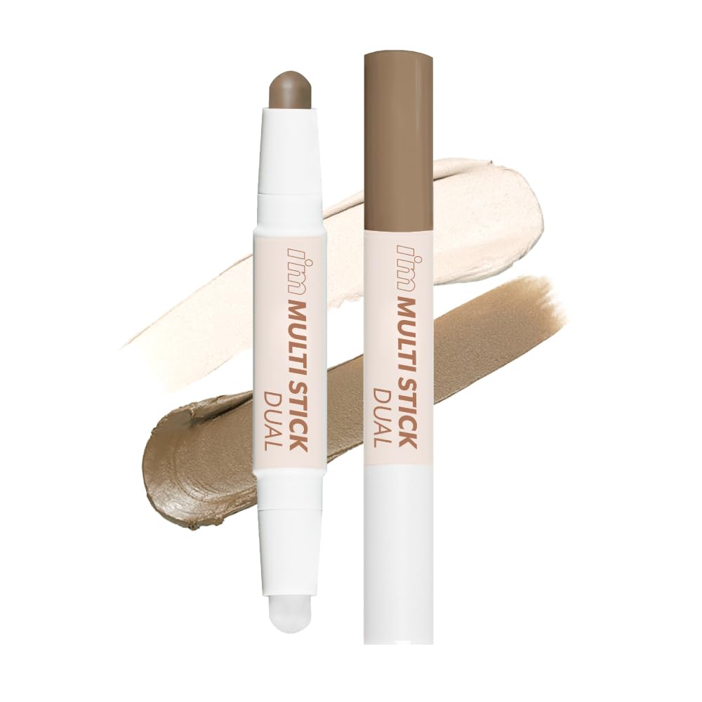Im Meme Official Store Shading Nose Shadow Highlight Korean Cosmetics Small Face Makeup Contour Pen Gift Multi Stick Dual (Single Item 002 Cool