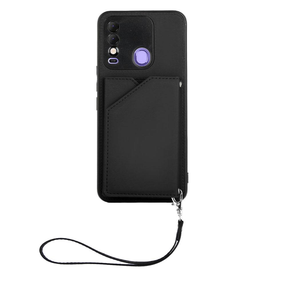 Wallet Card Holder Slots Bracket Cover Phone Case For Tecno Pop 5,Spark 5 Air,Spark 6 Air,Spark 6,Spark 6 Go,Spark Go,Spark 7,Spark 8,Camon 17...